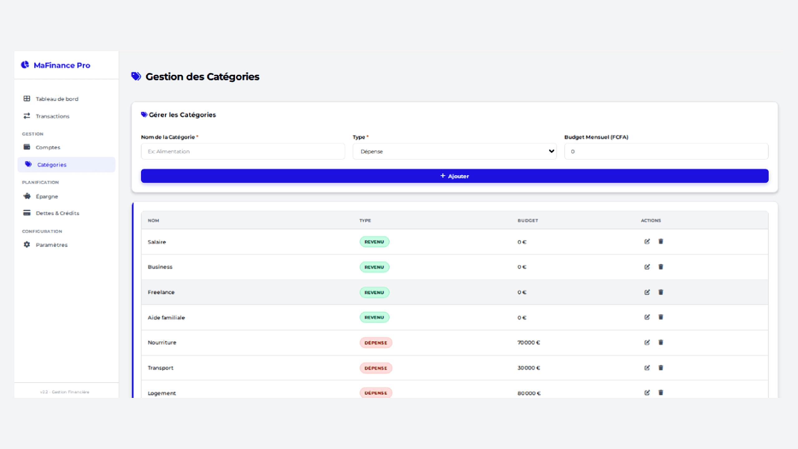 MaFinance Pro - Gestion Financière Complète - Image 4