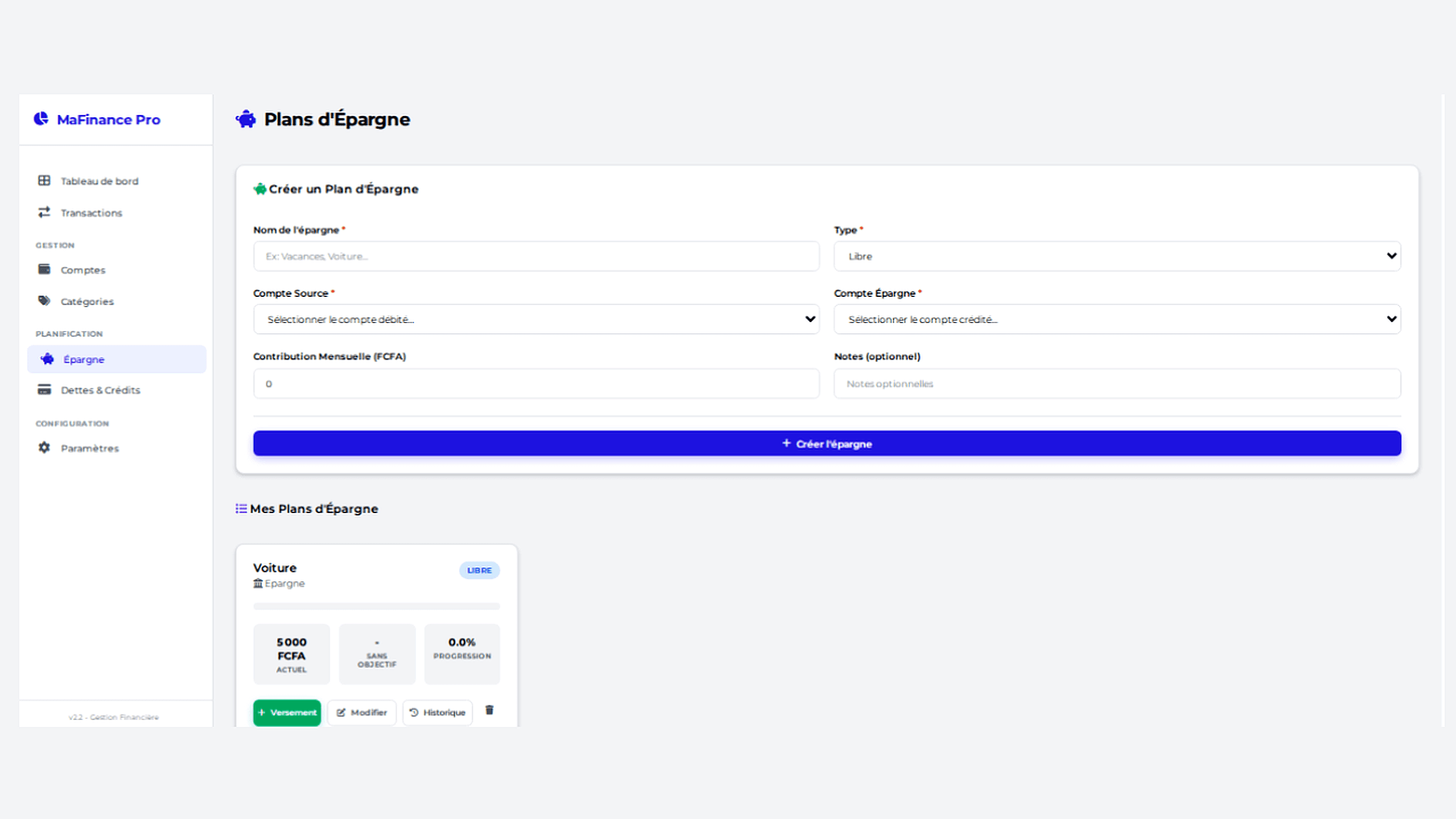 MaFinance Pro - Gestion Financière Complète - Image 5