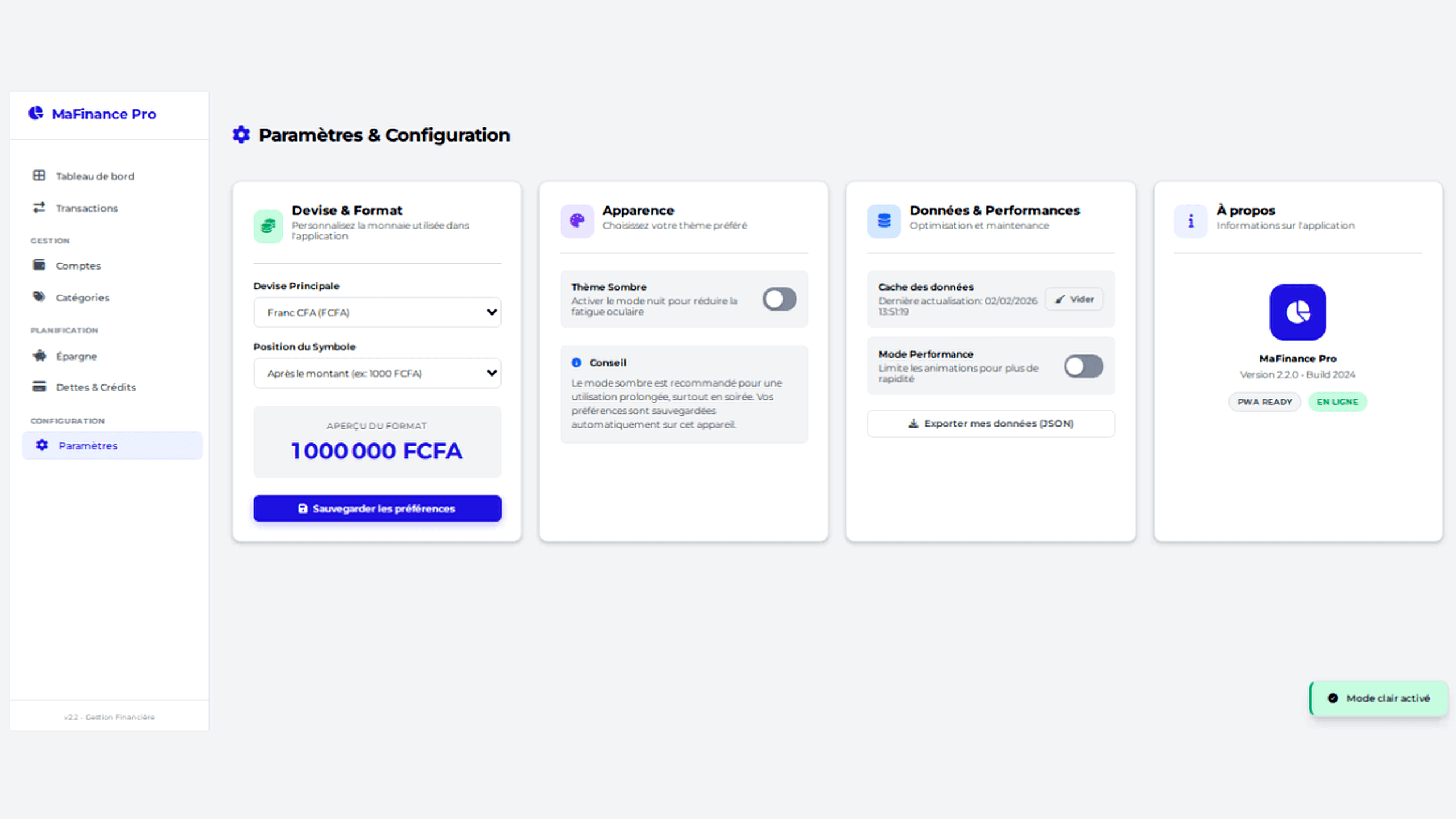 MaFinance Pro - Gestion Financière Complète - Image 7