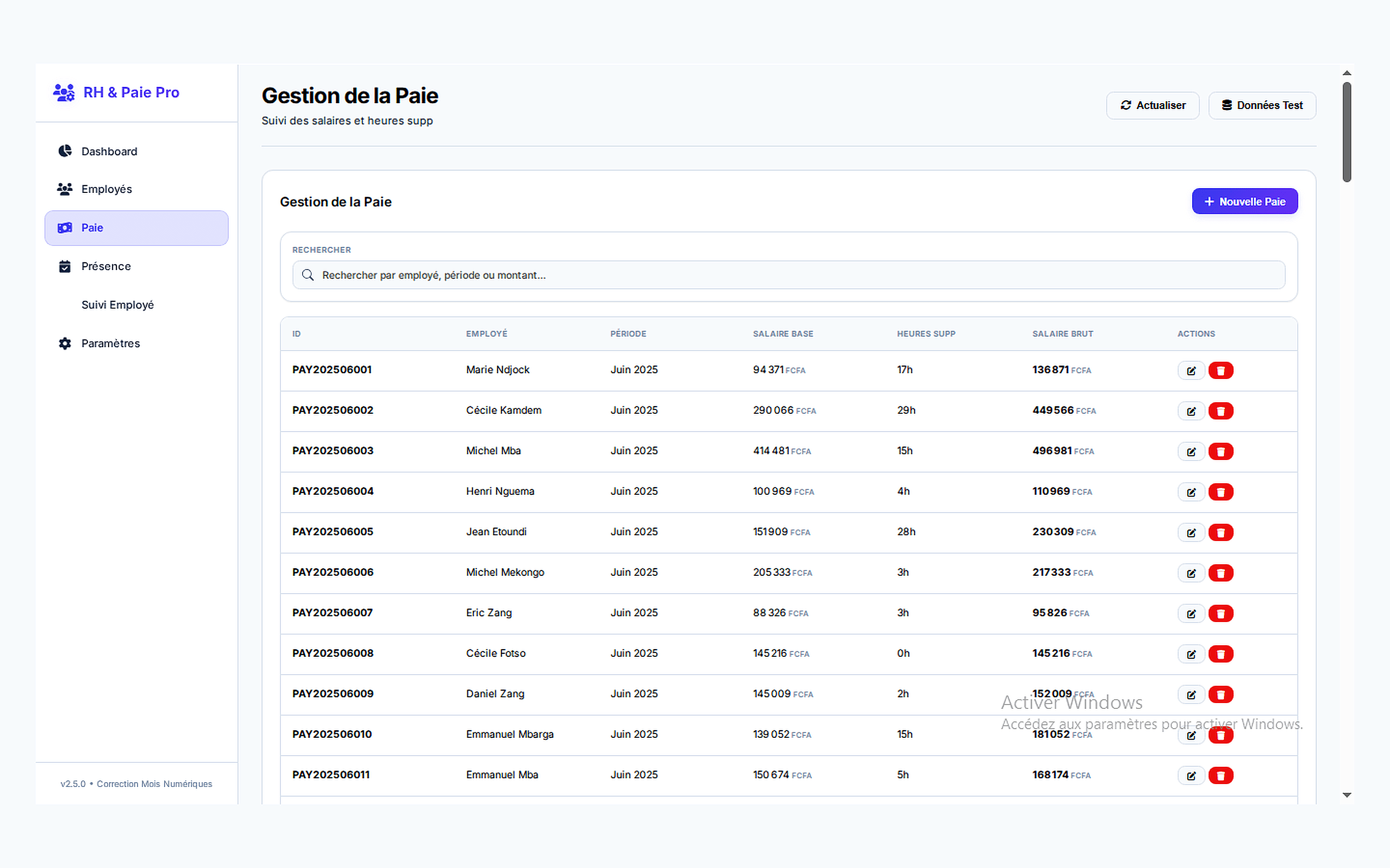 RH & Paie Pro : Dashboard RH complet - Image 3